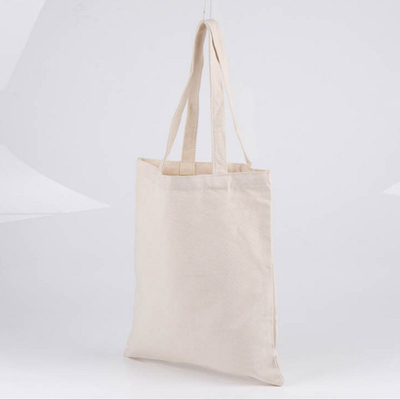 白い媒体8 OZ 50x2.5cmの綿のキャンバスのトート バック