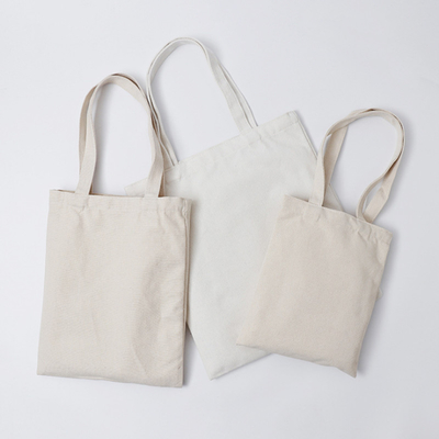 白い媒体8 OZ 50x2.5cmの綿のキャンバスのトート バック
