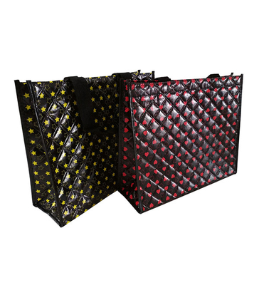 3つの層50x2.5cm 40x15x30cm 100gsm PPの非編まれた買い物袋