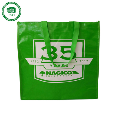 プラスチック70gsm 30x12x39.5cm CMKYポリプロピレンによって編まれる袋をタイルを張りなさい