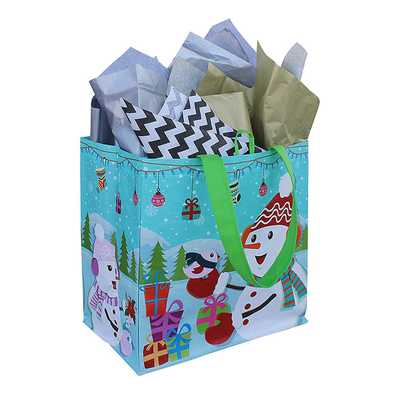 クリスマス1000pcs 120gsm 50x3cmのポリプロピレンによって編まれる袋