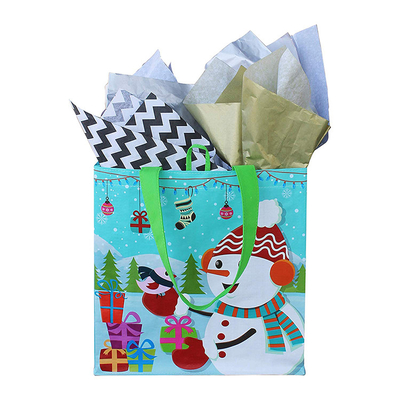 クリスマス1000pcs 120gsm 50x3cmのポリプロピレンによって編まれる袋