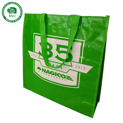 プラスチック70gsm 30x12x39.5cm CMKYポリプロピレンによって編まれる袋をタイルを張りなさい