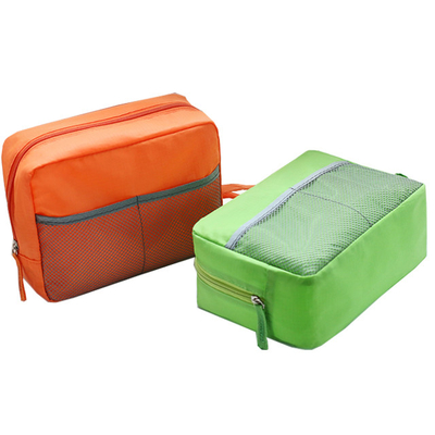 ポリエステル25x12x18cm OEMの非編まれた210D網の障害袋