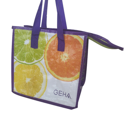 防水100pcs OEMの23x26x16cm絶縁された戦闘状況表示板の昼食袋