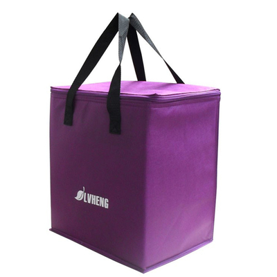 非編まれたワイン20x15x20cm 80gsm 2mm EPEはより涼しい袋を絶縁した