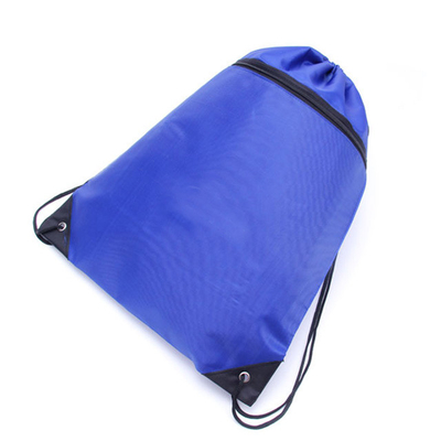 緑2色RPET 0.4cmの22x40cmナイロン ドローストリング袋