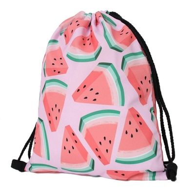 35X42cmの210Dナイロン旅行化粧品CMYK女性のドローストリング袋