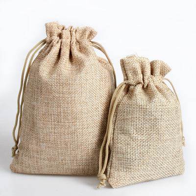 小さい綿15x20cm 50pcs 60cmのカムフラージュのドローストリング袋