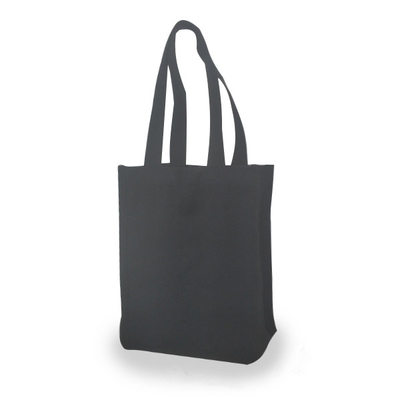 黒いキャンバスのPE 18x9x27cm CMYK 2のびんのワイン袋