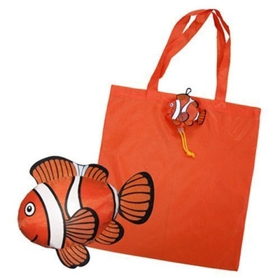 魚多彩な210D 40x50cm CMYKのナイロン折る買い物袋