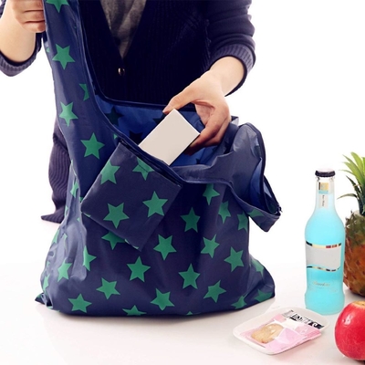 ピクニック40cmx50cm 30cm 190Tナイロン折る買い物袋