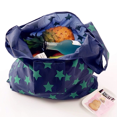 ピクニック40cmx50cm 30cm 190Tナイロン折る買い物袋