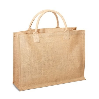 バーラップ再使用可能な40x14x34cmの390gsmジュートの買い物袋