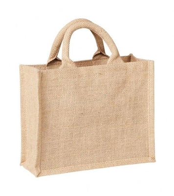 バーラップ再使用可能な40x14x34cmの390gsmジュートの買い物袋