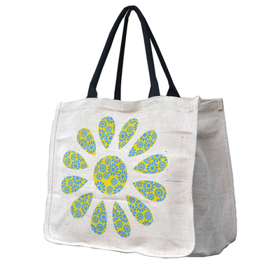 買物をするリネン30x40cmの50cm Hessian買い物袋