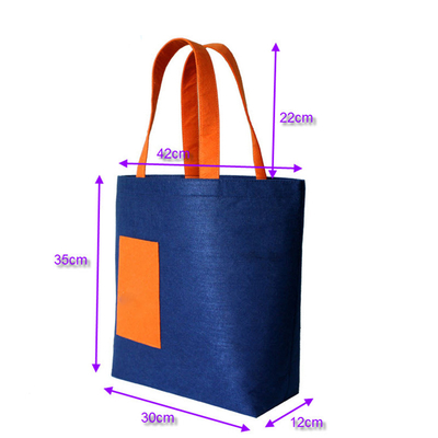 買物をする35x39.5cmの黄色い30x40x10cm感じられたトート バック