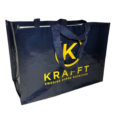 買物をする180gsm 15kg 40x40x12cmポリプロピレンによって編まれる袋