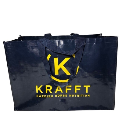 買物をする180gsm 15kg 40x40x12cmポリプロピレンによって編まれる袋