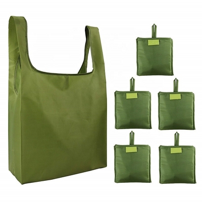 RPET 30cm 36x38cm PEVAの折り畳み式の再使用可能な食料雑貨入れの袋