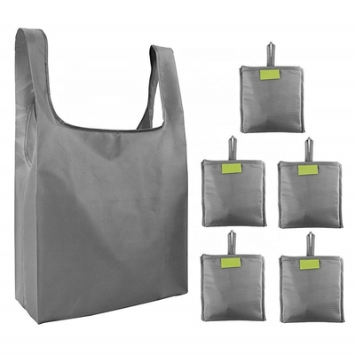RPET 30cm 36x38cm PEVAの折り畳み式の再使用可能な食料雑貨入れの袋