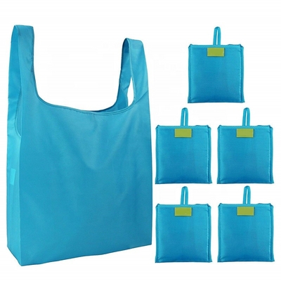 RPET 30cm 36x38cm PEVAの折り畳み式の再使用可能な食料雑貨入れの袋
